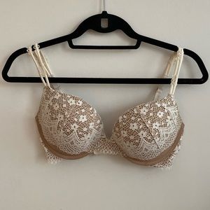 Victoria’s Secret White & Nude Push up Bra